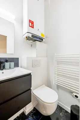 Salle de bains dans l'établissement 1#Cosystudio#Paris13#JardinDesPlantes