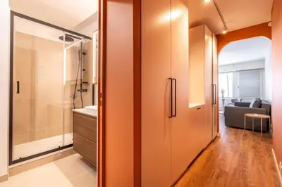 Salle de bains dans l'établissement Studio Cozy Design - Batignolles