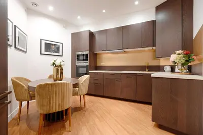 Cuisine ou kitchenette dans l'établissement Luxury 2-Bedroom for 6 - Avenue Montaigne