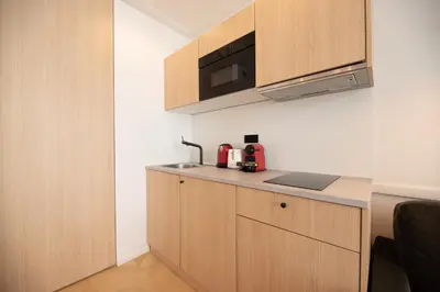 Cuisine ou kitchenette dans l'établissement 1 Bedroom Flat - Crémieux, Bastille