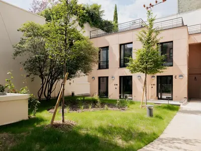 Jardin de l'établissement Edgar Suites Levallois - Anatole France