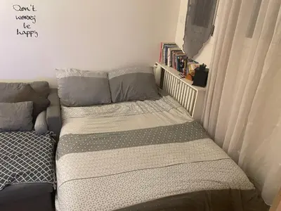 Un ou plusieurs lits dans un hébergement de l'établissement Appartement Montrouge