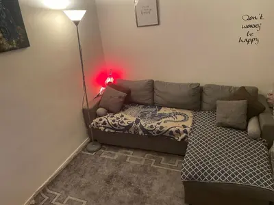 Coin salon dans l'établissement Appartement Montrouge