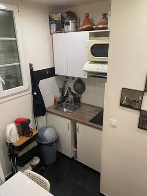 Cuisine ou kitchenette dans l'établissement Appartement Montrouge