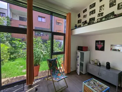 Jardin de l'établissement Tiny House dans le jardin