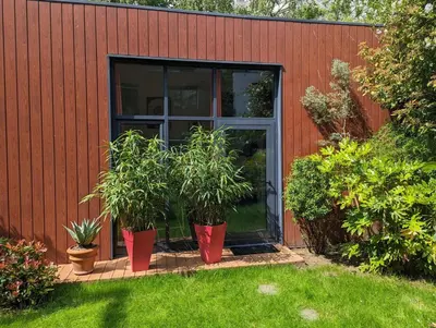 Jardin de l'établissement Tiny House dans le jardin