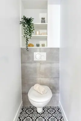 Salle de bains dans l'établissement Furtive - Magenta