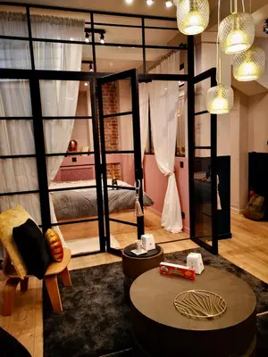 Plan de l'établissement Charming artist studio in Le Marais