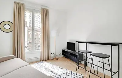 Un ou plusieurs lits dans un hébergement de l'établissement MyKeypers - Lovely Studio 2P - Malakoff 12