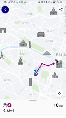 Plan de l'établissement Plein Centre Charmant et Lumineux