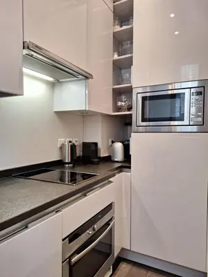 Cuisine ou kitchenette dans l'établissement Plein Centre Charmant et Lumineux