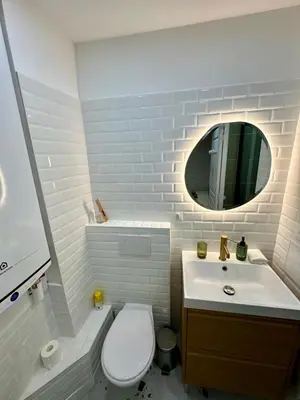 Salle de bains dans l'établissement Séjour magique au cœur de Paris