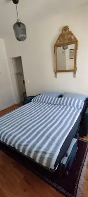 Un ou plusieurs lits dans un hébergement de l'établissement Eiffel Tower family apartment