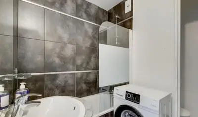 Salle de bains dans l'établissement Bright studio