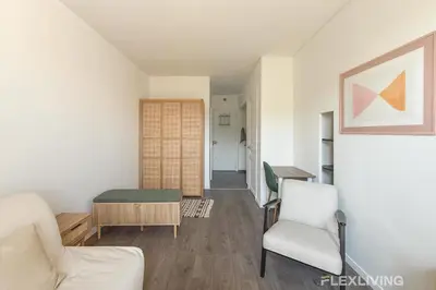 Un ou plusieurs lits dans un hébergement de l'établissement Flexliving - Studio - Patriarches