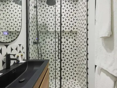 Salle de bains dans l'établissement Modern apartment -1BR-2P- Marais