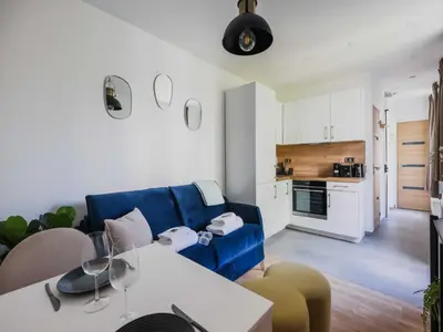 Cuisine ou kitchenette dans l'établissement Elegant flat - 1BD 4P - Montmartre