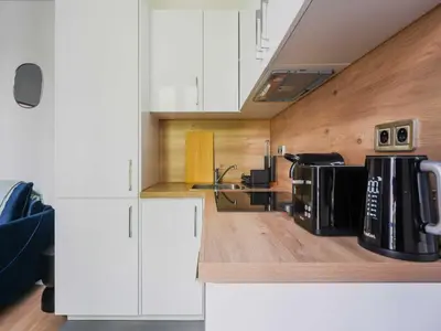 Cuisine ou kitchenette dans l'établissement Elegant flat - 1BD 4P - Montmartre