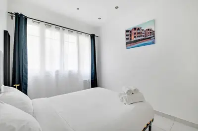Un ou plusieurs lits dans un hébergement de l'établissement Cozy & Spacious Apartment - 1BDR-4P - Gare de Lyon
