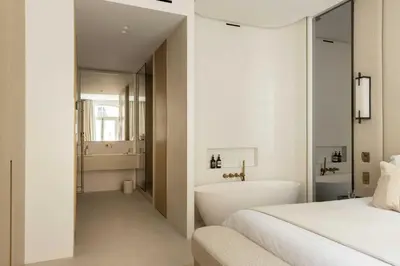 Un ou plusieurs lits dans un hébergement de l'établissement Rive 15 - Appartements Parisiens