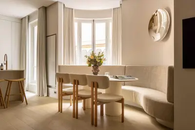 Coin salon dans l'établissement Rive 15 - Appartements Parisiens