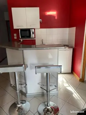 Cuisine ou kitchenette dans l'établissement sob appart