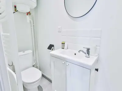 Salle de bains dans l'établissement Cozy appartement -2P- Accor Arena Bercy