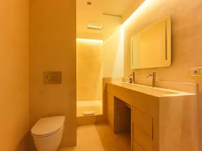 Salle de bains dans l'établissement Newly renovated Loft Bastille
