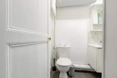 Salle de bains dans l'établissement Apartment Lyon Train Station Bastille