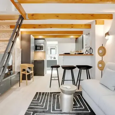 Duplex Cosy Canal Saint Martin