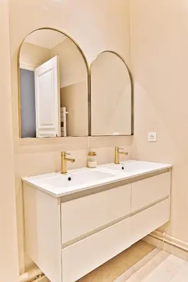 Salle de bains dans l'établissement Appartement moderne et climatisé - Arc de Triomphe