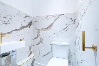 Salle de bains dans l'établissement Appartement raffiné - Arc de Triomphe
