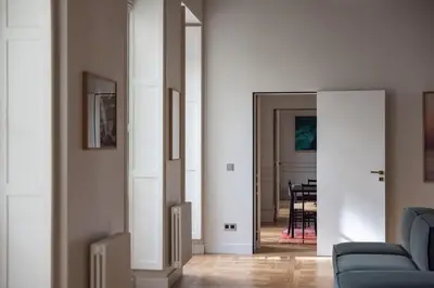 Coin salon dans l'établissement Sublim appartement d'architecte 4P