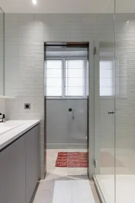 Salle de bains dans l'établissement Sublim appartement d'architecte 4P