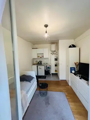 Cuisine ou kitchenette dans l'établissement Studio entre Issy et Pte de Versailles