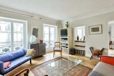 Coin salon dans l'établissement Chic Retreat, Central Marais