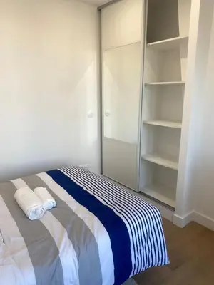 Un ou plusieurs lits dans un hébergement de l'établissement Loft de luxe à deux pas du panthéon