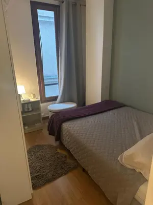 Un ou plusieurs lits dans un hébergement de l'établissement Bel Appartement Paris 11