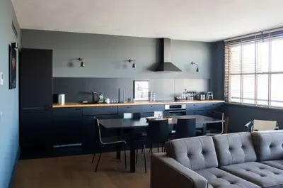 Coin salon dans l'établissement Amazing appartements on Champs-Elysées