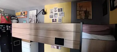 Cuisine ou kitchenette dans l'établissement F2 entier 30m2 à Paris Porte d'Italie