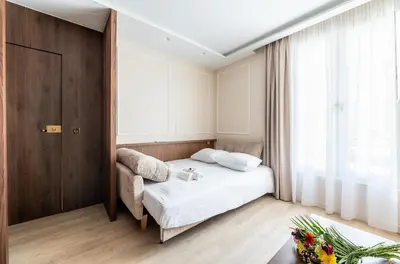 Un ou plusieurs lits dans un hébergement de l'établissement Mid term l Luxury and Cozy