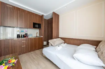 Un ou plusieurs lits dans un hébergement de l'établissement Mid term l Luxury and Cozy