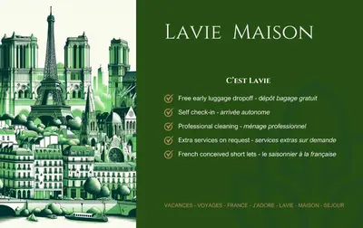 Certificat, récompense, panneau ou autre document affiché dans l'établissement Lavie Maison Marais AC Hot Tub