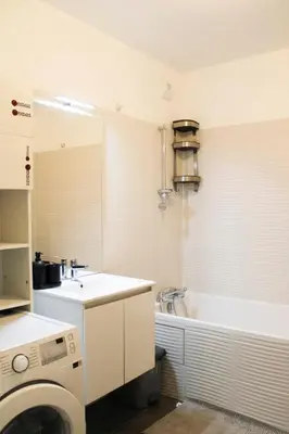 Salle de bains dans l'établissement Beautiful 1-bedroom apartment with terrace