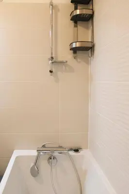 Salle de bains dans l'établissement Beautiful 1-bedroom apartment with terrace