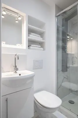 Salle de bains dans l'établissement Charmant studio à Pigalle