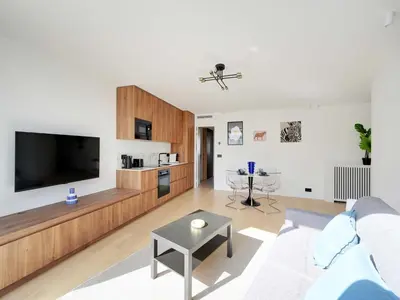 Télévision ou salle de divertissement dans l'établissement Elegant apartment - AC- 1BR- Neuilly-sur-Seine
