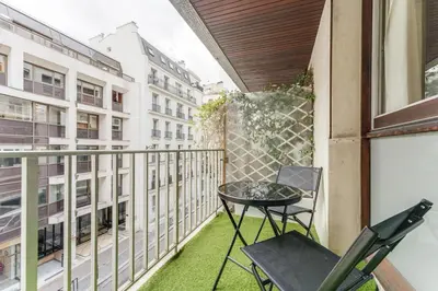 Balcon ou terrasse dans l'établissement Trocadero 1Bedroom 4 people