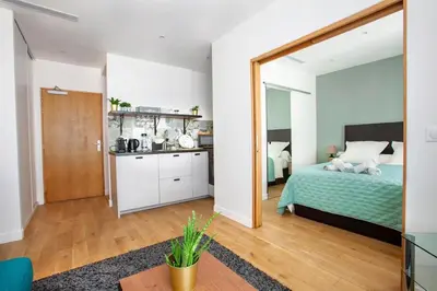 Un ou plusieurs lits dans un hébergement de l'établissement Paris 2 - Vendôme - Rue Volney - 2 rooms