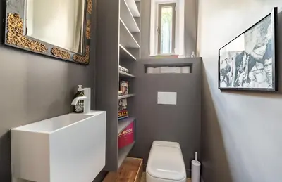 Salle de bains dans l'établissement Louvre l Souplex à 15min du Jardin du Luxembourg